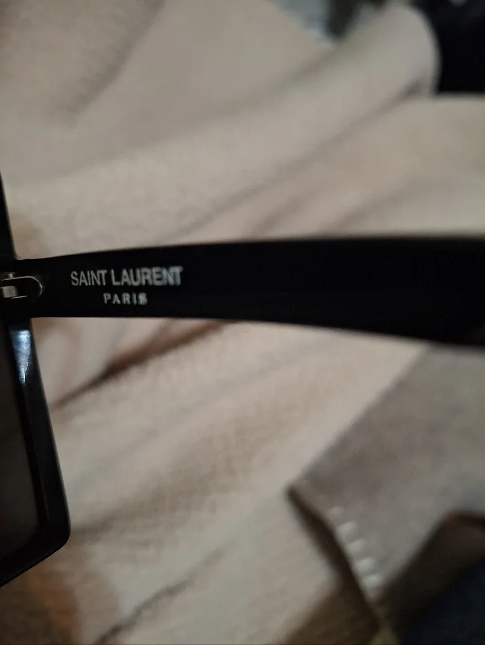 YSL Black Shield Sunglasses - Classic Polarized Look